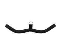 DONFAMDS Barre de Traction en Acier Noir pour Biceps et Triceps, Poignée