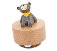 DONFAMDS Boîte à Musique Animale en Rond Décoration de Chambre pour Fille Design Créatif Jouet Garçon et Présents de Saint-Valentin