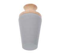 DONFAMDS Bouchon à Vin en Silicone et Bois Joint Étanche Structure Simple pour Prolonger le Goût du Vin Accessoire pour Bouteilles