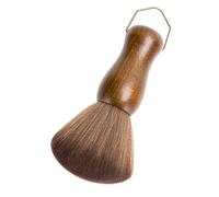 DONFAMDS Brosse Cou Douce à Poils Souples avec Crochet Balai Nettoyant Cheveux pour Salon de Coiffure et Rasage Manuel Brosse Multi-usage pour Éliminer Cheveux Cassés et Poussières