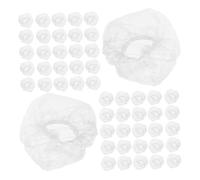 DONFAMDS Cache-oreilles Jetables Étanches en Plastique Blanc Lot de 1000 Pièces, Protection Confortable, Baignade et Coloration des Cheveux, pour Voyages et Espaces Publics
