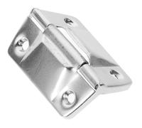 DONFAMDS Charnière de Boîte en Fer Argenté 6 Pièces, Charnière de Meuble Robuste et Résistante la Rouille, pour Coffre et Boîte à Outils