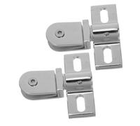 DONFAMDS CharnièRes Pivotantes pour Porte De Douche en Alliage De Zinc 2 PièCes 7 9X7 7X2 Cm CharnièRe Porte Douche en Verre Robuste Et Pratique pour Salle Bain