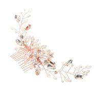 DONFAMDS Cristal Design de Couronne Accessoire Élégant pour Demoiselles Honneur pour Mariage et Sophistiquées
