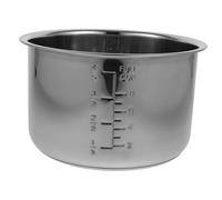 DONFAMDS Cuiseur à Riz Intérieur Acier Inoxydable Remplacement de Cuve Épaissie avec Design à Échelle pour Cuisson Polyvalente et
