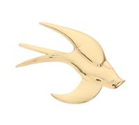 DONFAMDS Décoration Murale Hirondelle Laiton Figurine Oiseau Suspendue Ornement Volant Élégant pour Salon Chambre Jardin
