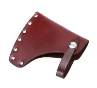 DONFAMDS Étui de en Cuir de Vache Marron pour Lame de Hache Boucle Métallique, Protecteur Polyvalent et Pratique Décoration