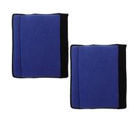 DONFAMDS Housse D'accoudoir Antidérapante pour Fauteuil Roulant 4pcs en Mousse Imperméable Bleu, Solide Intérieur et Extérieur, Coussin Confortable pour Seniors