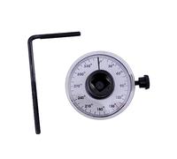 DONFAMDS Jauge de Couple Dynamométrique Réglable avec Mesure Dangle Outil de Garage pour Entretien Automobile DIY Manuelle Acier Noir avec Entraînement Carré