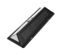 DONFAMDS Lampe Solaire Extérieure Matériau Abs Détecteur de Mouvement 90 Led Batterie 2x1200 Mah Éclairage Triple Face, Économie D'énergie pour Jardin et Clôture