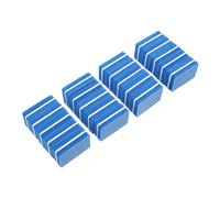 DONFAMDS Lime à Ongles Abrasive Mini Lot de 50 Blocs Polissoirs Éponge pour Manucure Outil de Nail Art pour Gel Uv et Acrylique Polissage des Ongles