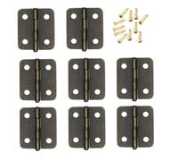 DONFAMDS Lot de 250 Charnières Métalliques à Joint de Congé en Fer avec Vis pour Boîtes et Boîtes à Bijoux, Fermeture Souple et Flexible, Mini Charnières Pratiques