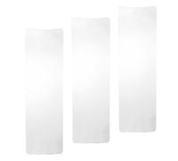 DONFAMDS Lot de 3 Planches Transparentes en Plastique PC pour Mise en Valeur des Cheveux, Palette de Coloration Pratique pour Usage Professionnel et Domestique