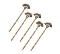 DONFAMDS Lot De 5 Épingles à Cheveux En Alliage 158x42 Mm Style Éventail Rétro Bronze Pour Femmes Et Filles Vintage Chic Accessoires Coiffure Originale