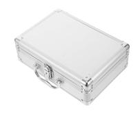 DONFAMDS Mallette Rigide Multifonction en Alliage d'Aluminium Petite Taille Serrure à Clés Valise de Rangement Sécurisée et Portable Coffret à Outils pour Hommes pour Voyages et