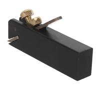 DONFAMDS Mini Rabot à Main en Ébène pour Travail du Bois, Outil de Finition Compact Base Plate, Poignée Ergonomique, Mini Raboteuse pour Bricolage, Modélisme et Menuiserie Précise