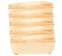 DONFAMDS Moule à Gâteau avec Doublure Papier Ensemble de Moules Rectangulaires Résistants Chaleur pour Cuisson Polyvalente pour Gâteaux Biscuits et Toasts
