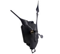 DONFAMDS Mouvement D'horlogerie Silencieux à Longue Tige Mécanisme à Balancier, Aiguilles Métalliques Heures, et Secondes, Kit de Réparation pour Horloge Murale, Accessoires D'horloge