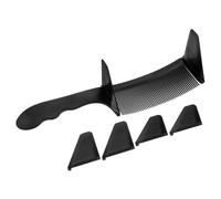 DONFAMDS Peigne Barbe Homme Courbé Comb Ajustable Guide Coupe Cheveux Styling Professionnel Ergonomique Noir