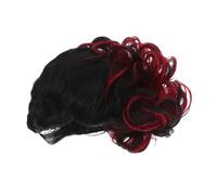 DONFAMDS Perruque Courte Ondulée Naturelle Pour Femmes Perruque Cheveux Synthétiques Style Court Et Élégant Idéale Pour Cosplay Quotidien Occasions Spéciales