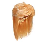DONFAMDS Perruque Mulet Homme Blonde Longue Synthétique Années Costume Vintage avec Filet Ajustable pour Fêtes Déguisement