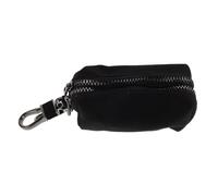 DONFAMDS Porte-clés PU pour Voiture Organiseur De Clés avec Pochette Zippée Télécommande Accessoire Compact Et Pratique pour Hommes Et Femmes