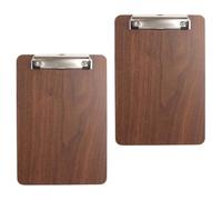 DONFAMDS Porte-menu Bois Pratique 2pcs Clip Facile à Utiliser pour Affichage Menu Cuisine ou Restaurant, Support Solide pour Rangement Recettes et Commandes