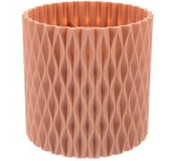 DONFAMDS Pot à Pinceaux de Maquillage Rotatif 360° Rose, Grosse Capacité, Organisateur Cosmétique Multifonction, Rangement Bureau et Salle de Bain, Seau à Brosse Rotatif Pratique,