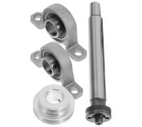 DONFAMDS Poulie de Siège de Palier de Broche en Acier Robuste Ensemble de Broche à Roulement pour Scie à Table Compacte Accessoires pour Outils de Coupe et Travail du Bois Mandrin