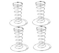 DONFAMDS Présentoir à Cônes De Glace Multifonction En Acier Inoxydable 4 Pièces Support Délicat Adapté Aux Cornets Divers Pour Magasin Et Bureau