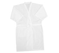 DONFAMDS Robe De Client En Blanc à Pois Cape De Salon Légère Et Respirante Vêtements De Coiffure Pour Adultes Pour Teinture Et Coupe De Cheveux Protection Pour Vos Vêtements