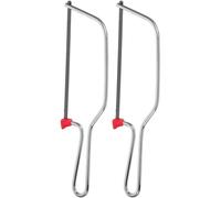 DONFAMDS Scie à Main Mini en Acier 6 Pouces, 2pcs, Coupe Précise et Portable, pour Modélisme et Activités Diy, Légère et Ergonomique