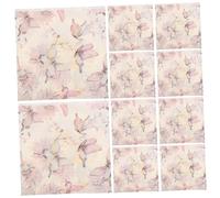 DONFAMDS Serviettes De Table À Thème Pour Mariages : 40 pièces : Serviettes De Cocktail Romantiques À Fleurs Et De 16,5 x 16,5 cm - Serviettes De Fête Pour Événements,