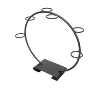 DONFAMDS Support pour Cornets de Glace Noir Emplacements Espacés Antichoc Présentoir Dessert pour et Glaces