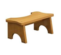 DONFAMDS Tabouret de Toilette Bois Naturel Marche Pied Compact et Léger Support Pied Multifonction pour Garçon Fille et Adultes pour Salle de Bain