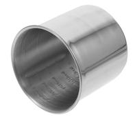 DONFAMDS Tasse à Mesurer Multifonction en Acier Inoxydable, Récipient Gradué avec Échelle Double Face, Doseur Riz et Ingrédients Sec/liquide Cuisine Domestique, Conteneur Style Aléatoire