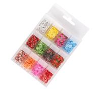 DONFAMDS Tranches de Pâte Polymère de Décorations Fruitées Charmantes pour Ongles Diy, 12 Boîtes Faciles à Appliquer, pour Nail Art et Loisirs Créatifs