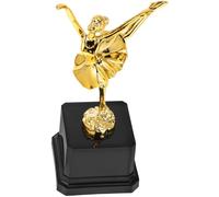 DONFAMDS Trophée de Danse de Ballet en Plastique avec Socle, 20 cm, Statue de Danseuse de Ballet, légère, pour Enfants, décoration de Salle de Classe