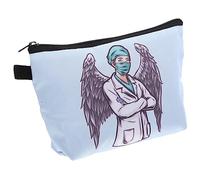 DONFAMDS Trousse de Toilette Portable Sac Cosmétique de Voyage Motif Infirmier Capacité et Design Pratique pour Personnels