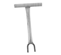 DONFAMDS Valve Wrench Long Handle Shaped Clamp Water Main Shut Off Tool For Plumbing Valve Key And Easy Deep Operation