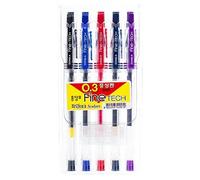 DONG-A Fine-Tech Excellent Writing 0.3mm Gel Ink Pens (5colors) by Dong-A