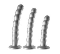 Fais-le pour sangle avec ventouse gode vaginal en silicone bouchon anal lisse