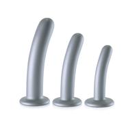 Lissez-le avec ventouse gode vaginal anal en silicone pour le point G et la...