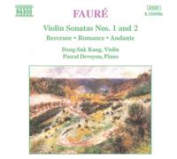 Dong-Suk Faure/violin Sonatas 1 and 2 (CD) Album