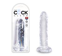 Gode Ventouse 15,2 cm King Cock Clear