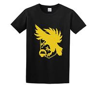 DONG-XIANG Destiny Hipster Body Sculpting Black and White Photo Minority Party T-Shirt Black L