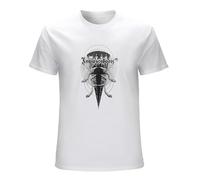 DONG-XIANG Inquisition Mystical Blood Black Metal Men T-Shirt T-Shirt WhiteXL