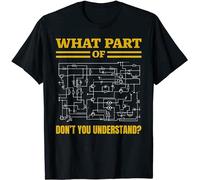 DONG-XIANG jiujing Men's What Part of Don't You Understand T-Shirt Customized T-Shirt Black S
