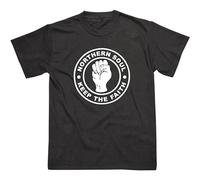 DONG-XIANG Northern Soul Keep The Faith 60s Music Mens Women T Shirt 100% Cotton T-Shirt Black L
