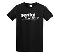 DONG-XIANG Sentai Filmworks No Game No Life Glowing Logo Cotton Shirt Men's T Shirt T-Shirt Black M